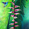 Heliconia Flower and Friend
